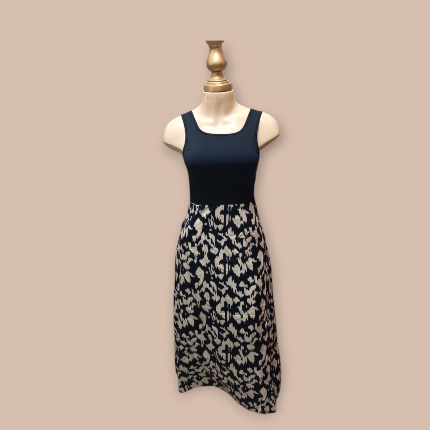 Printed Sleeveless Dress